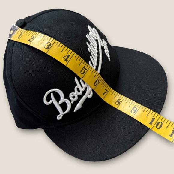 Bodybuilding.com Baseball Cap Hat Cellucor Adjust Snapback Men One Side Black - Picture 9 of 10
